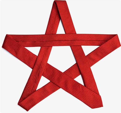 红丝带五角星生活用品